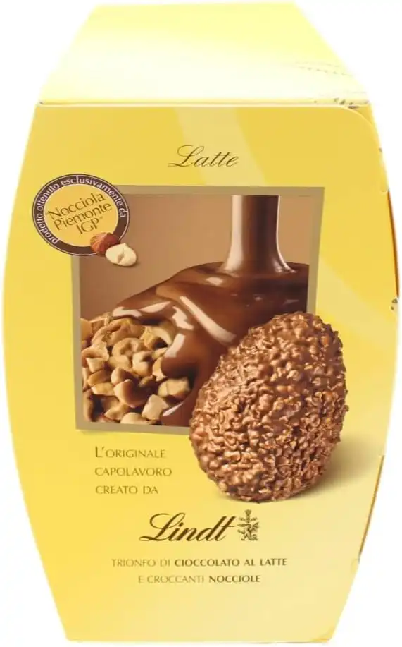 Lindt Uovo Pasqua 2026 Noccior Latte Nocciole Piemonte IGP 510g