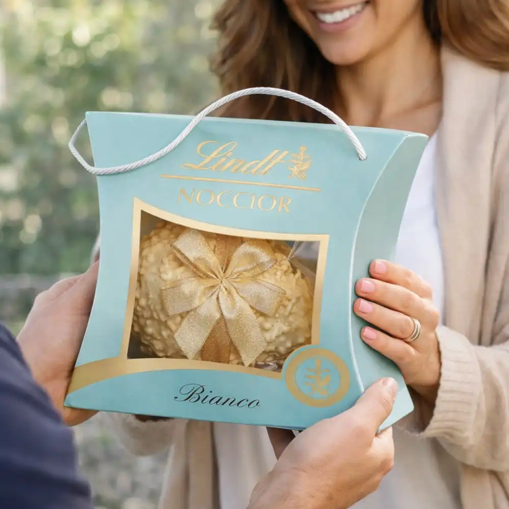 Lindt Uovo Noccior Bianco 390g Cioccolato con Nocciole Pasqua