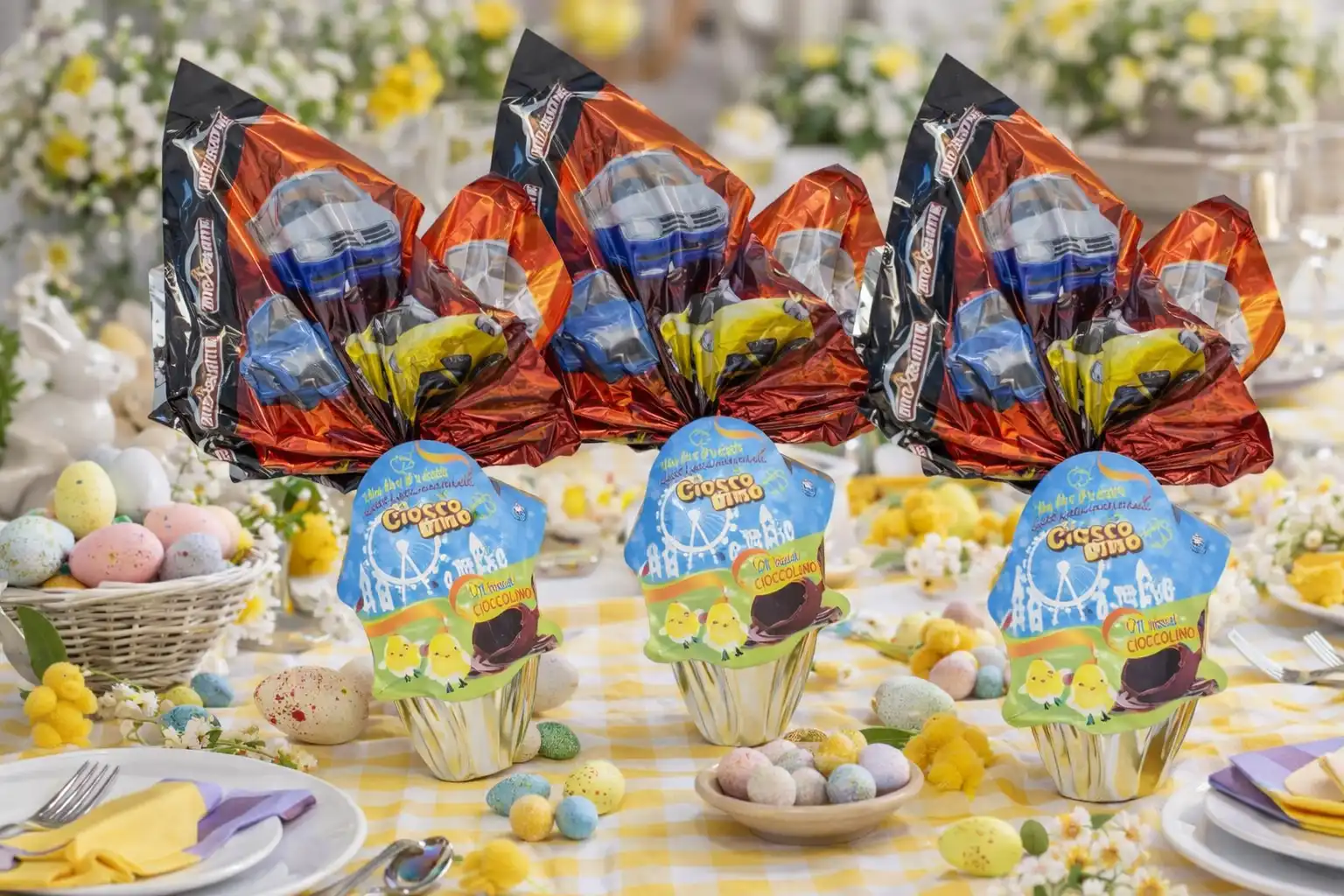 3 Pezzi Prisco Uova Cioccolato Latte 150g Con Sorpresa Pasqua 2026