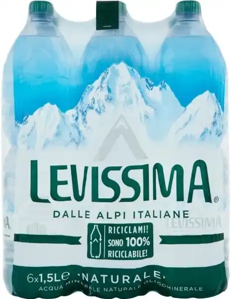 Levissima Acqua Minerale Naturale 6x1,5L Oligominerale Bottiglie