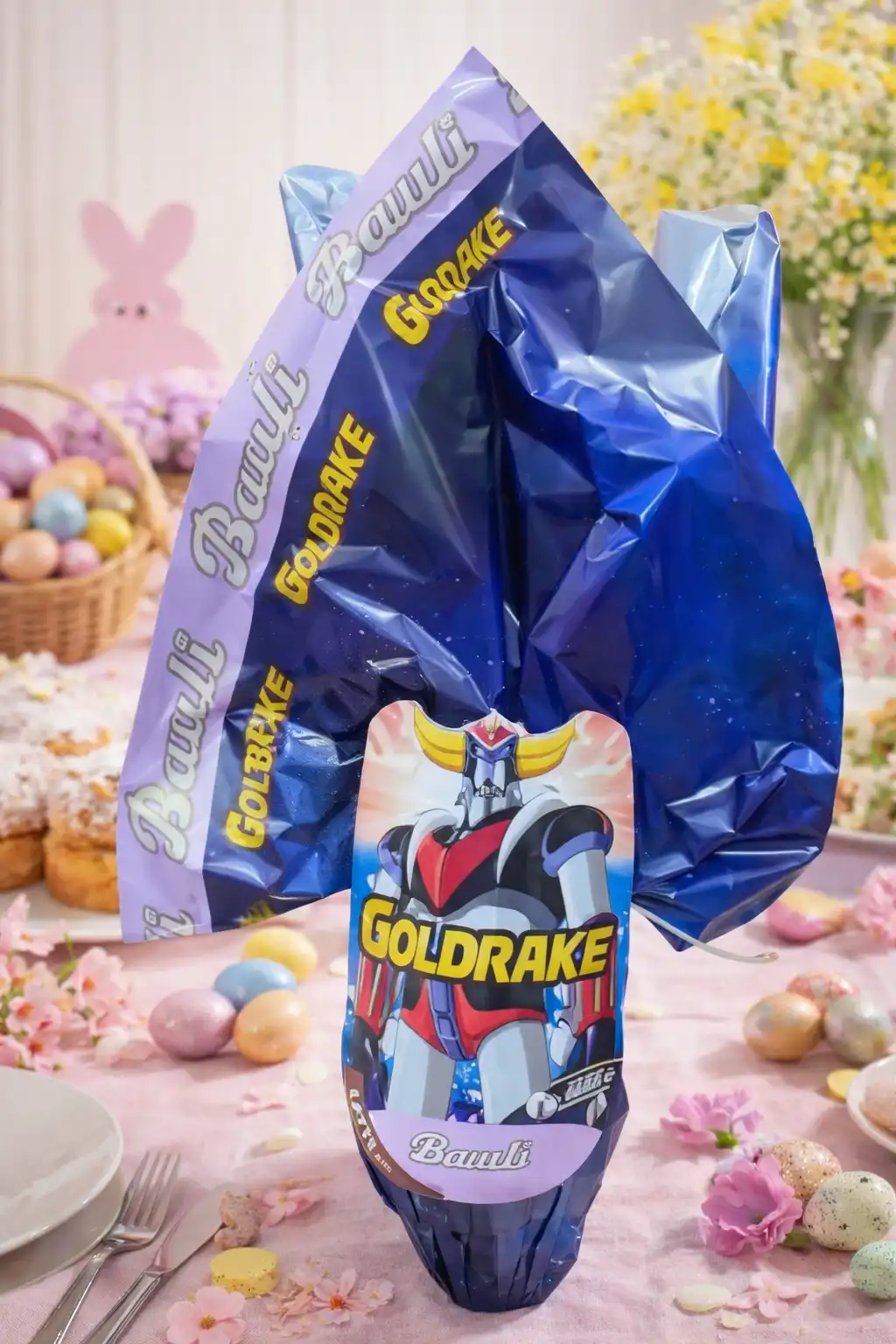 Bauli Uovo Goldrake 220g Cioccolato Latte Con Sorpresa 2026 Pasqua Italia Anime!