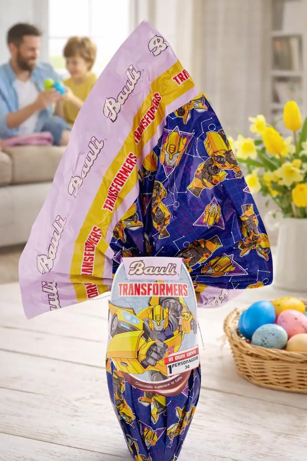 Bauli Uovo Transformers 220g Cioccolato Latte Con Sorpresa 2026 Pasqua Italia