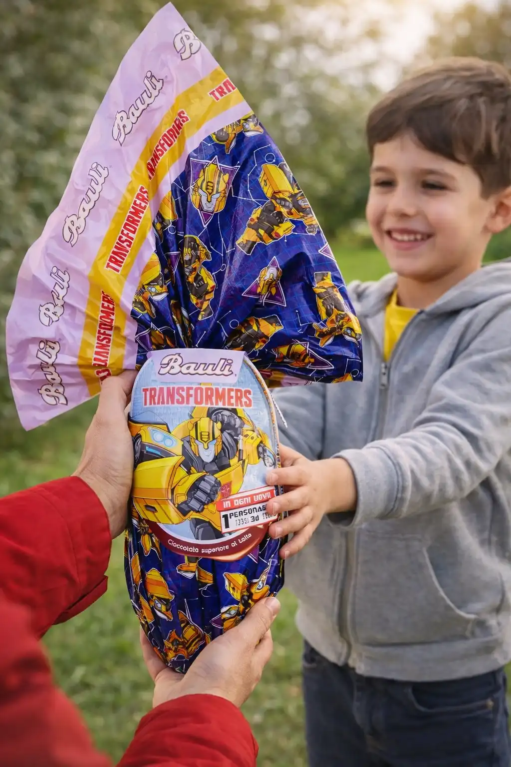 Bauli Uovo Transformers 220g Cioccolato Latte Con Sorpresa 2026 Pasqua Italia