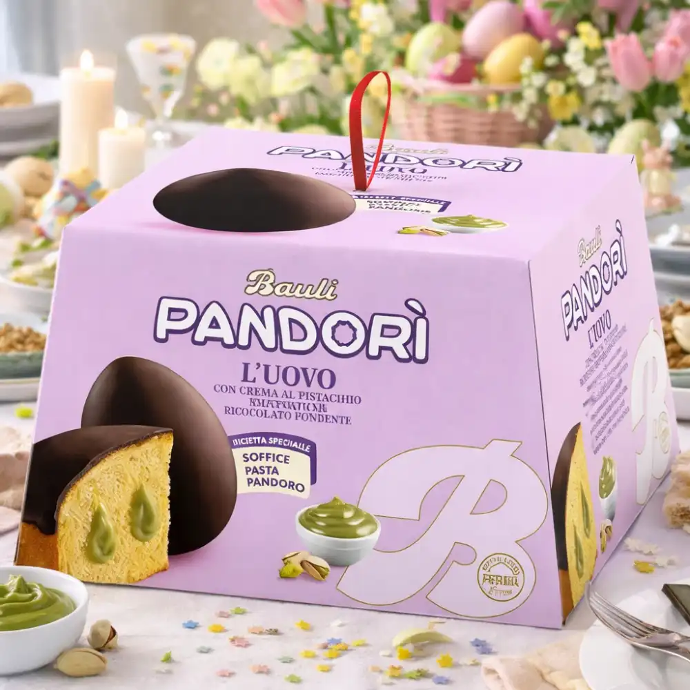 Bauli Pandori L Uovo 620g Crema Pistacchio Fondente Pasqua 2026 Italia