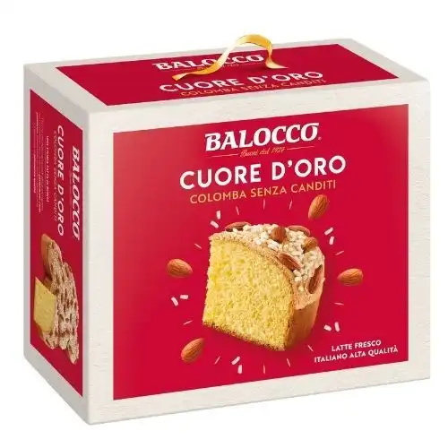 Balocco Colomba Cuore d'Oro 700g Senza Canditi Pasqua 2026 Dolce