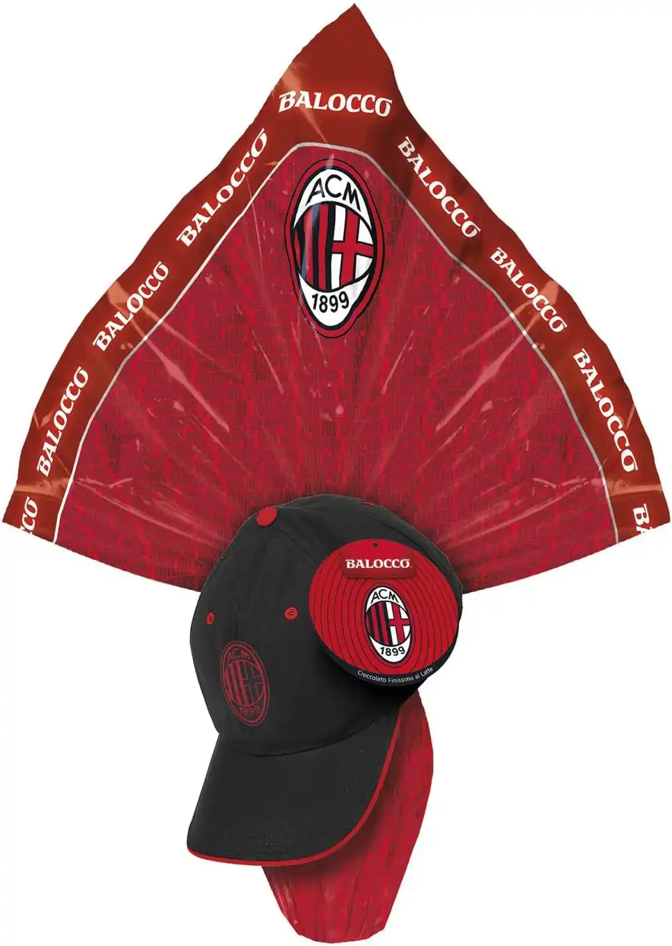 Balocco Uovo Latte AC Milan 320g Con Cappellino Ufficiale Pasqua 2026