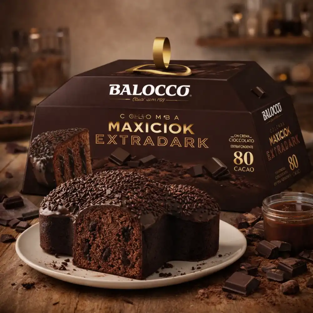 Balocco Colomba MaxiCiok Extra Dark 750g Cioccolato 80% Pasqua 2026