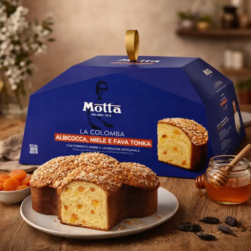 Motta Colomba Albicocca Miele Fava Tonka 750g Dolce Pasqua 2026 Gourmet