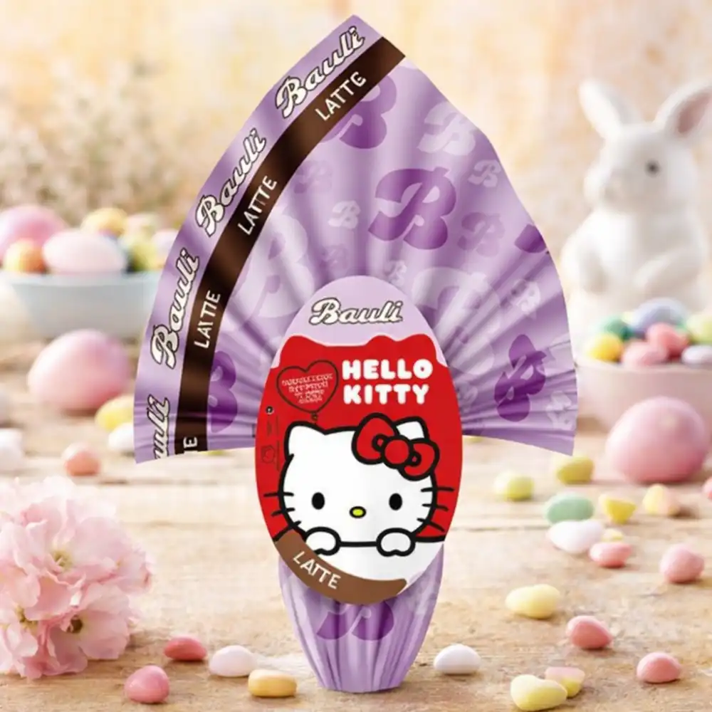 Bauli Uovo Hello Kitty Latte 190g Con Sorpresa Pasqua 2026 Ufficiale