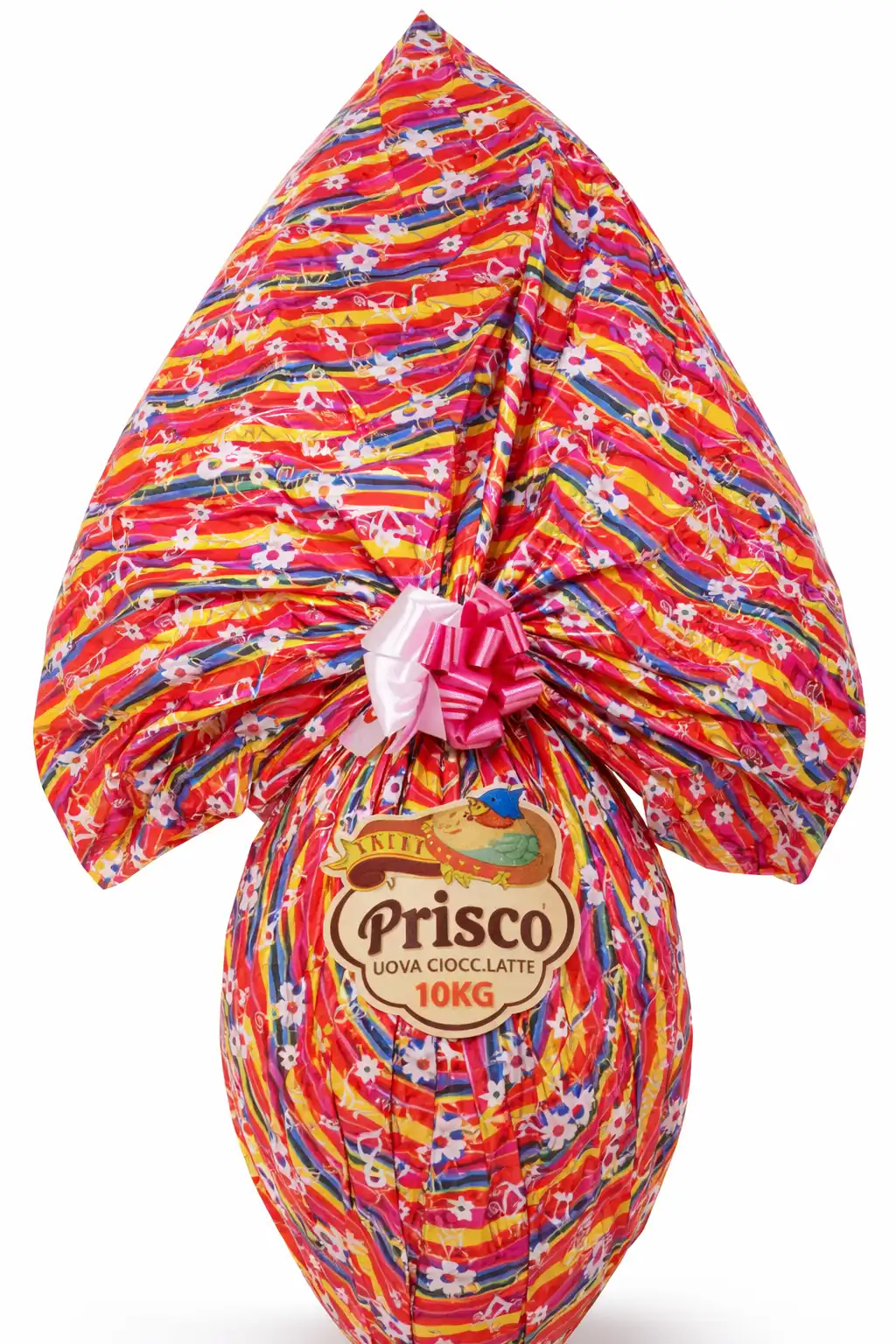 Prisco Uovo Cioccolato al Latte 10Kg Gigante Con Sorpresa Uova di Pasqua 2026