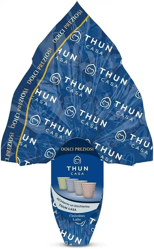 Dolci Preziosi Uovo Thun Casa Latte 240g Con Tazza Interno 2026 Uova di Pasqua