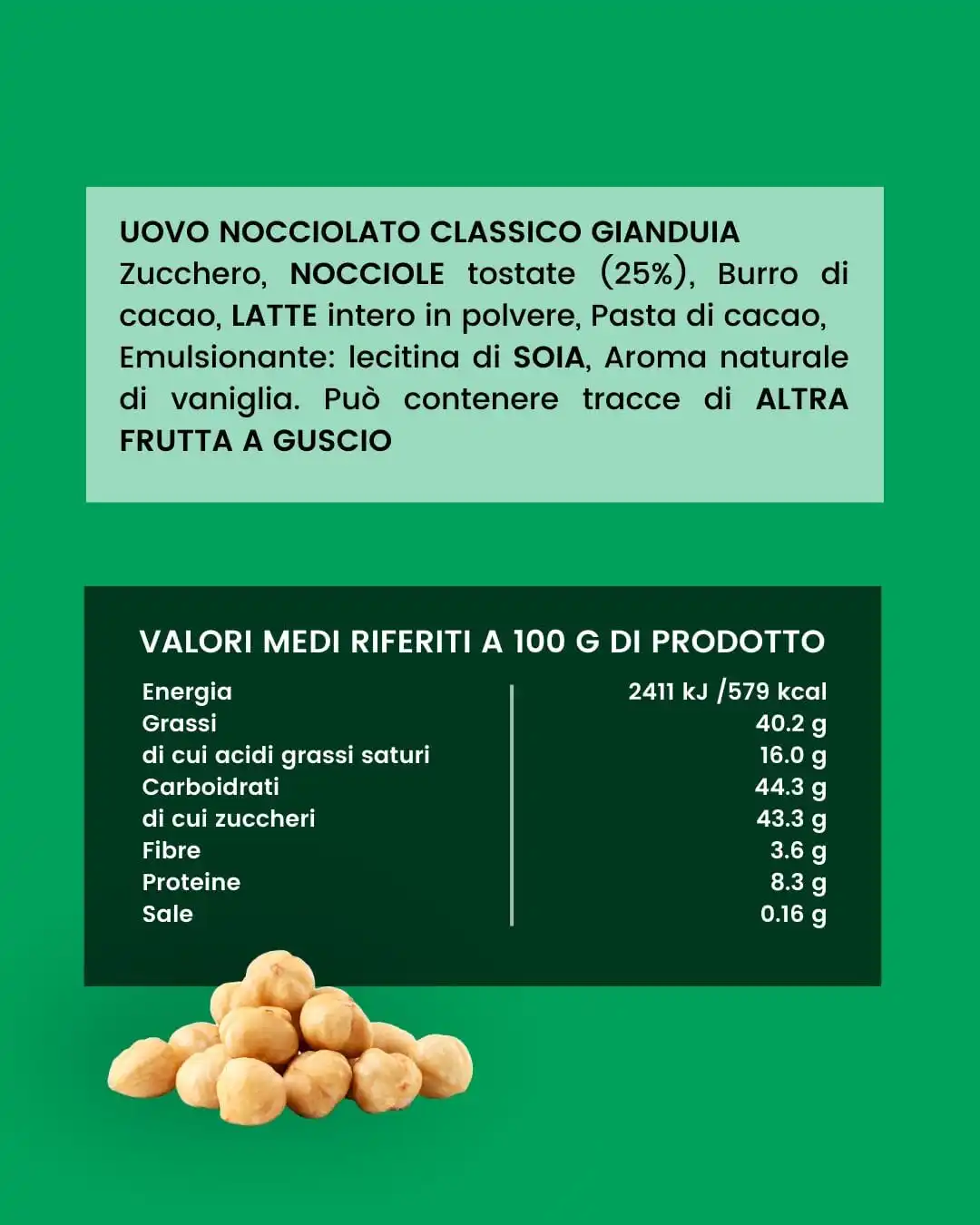 Pernigotti Uovo Nocciolato Gianduia 350g Con Sorpresa Uova di Pasqua 2026