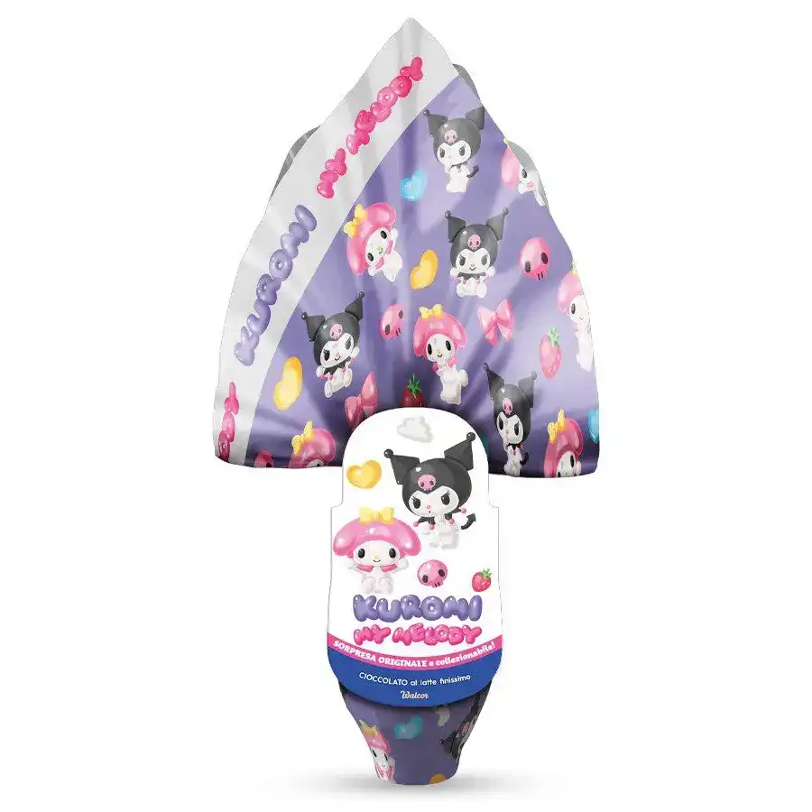 Kuromi My Melody Uovo Pasqua 150g Cioccolato Latte Sorpresa 2026