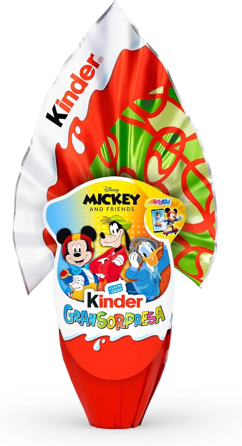 Kinder GranSorpresa Mickey and Friends 150g Uovo di Pasqua 2026 Uova di Pasqua