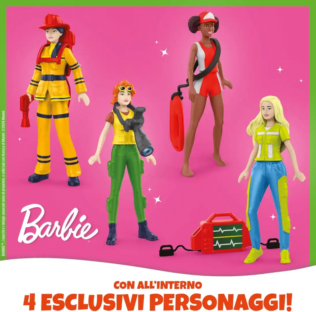 Kinder GranSorpresa Barbie 150g Uovo di Pasqua 2026 Uova di Pasqua Kinder