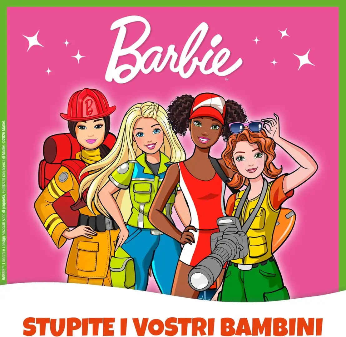 Kinder GranSorpresa Barbie 150g Uovo di Pasqua 2026 Uova di Pasqua Kinder