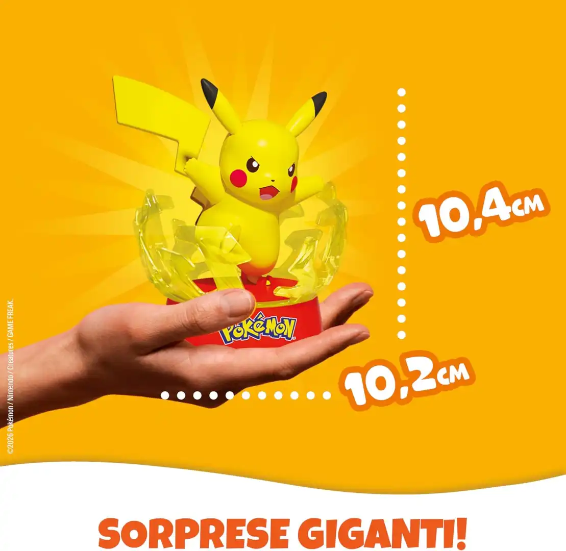 Kinder GranSorpresa Gigante Pokemon 320g Uovo Pasqua Edizione 2026 Sorpresa