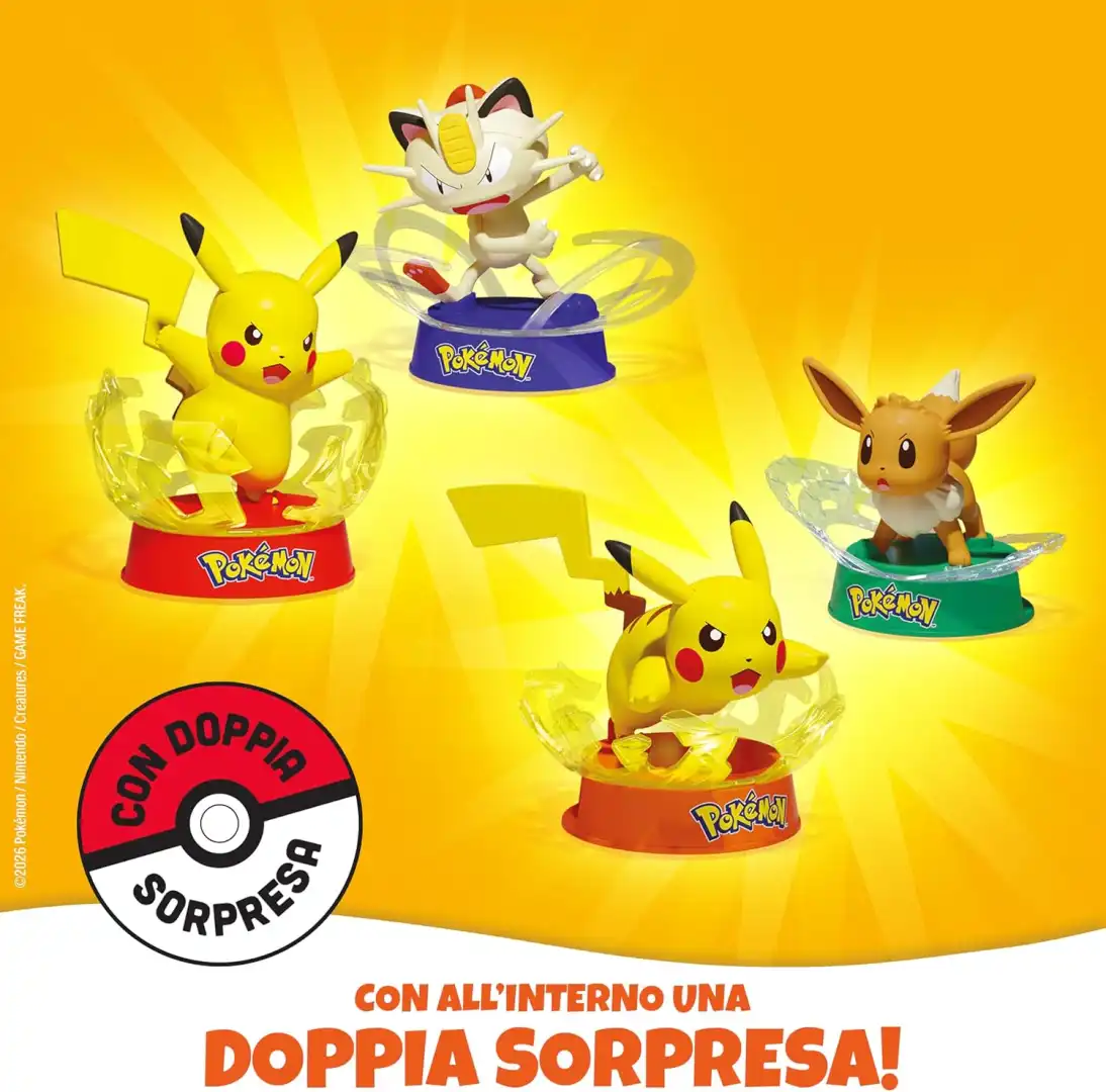 Kinder GranSorpresa Gigante Pokemon 320g Uovo Pasqua Edizione 2026 Sorpresa