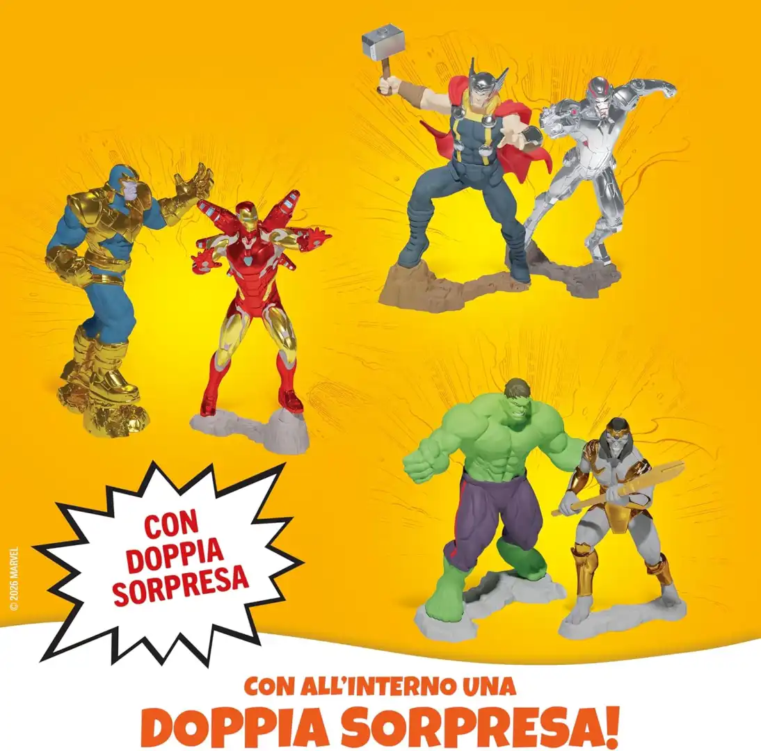 Kinder GranSorpresa Gigante Avengers 320g Uovo Pasqua Edizione 2026 Marvel