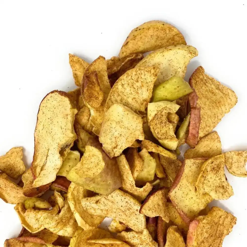 Mele Chips alla Cannella Snack Croccante Naturale Frutta Essiccata 1Kg