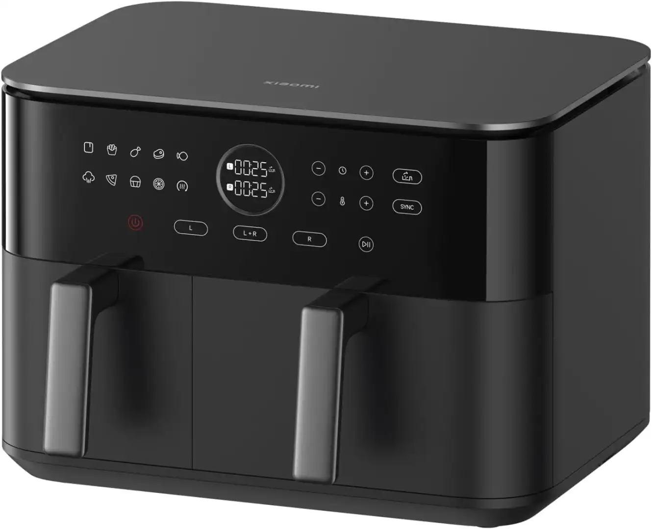 Xiaomi Air Fryer Dual Zone 10L 2700W Touch Sync 9 Programmi Nero Cucina