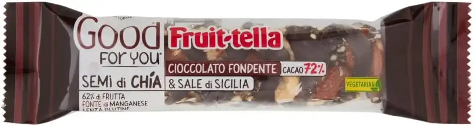 Fruittella Good For You Barrette Cioccolato Chia Frutta Secca 16 Snack Box