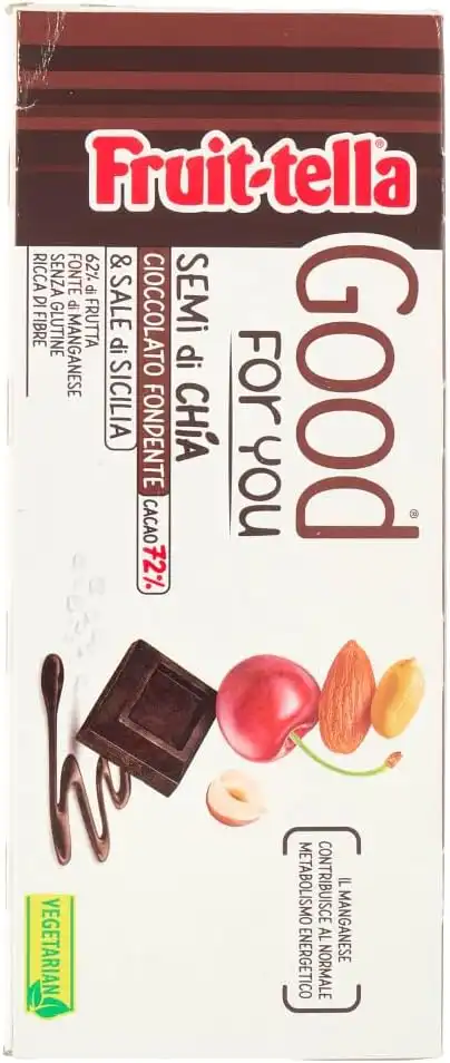 Fruittella Good For You Barrette Cioccolato Chia Frutta Secca 16 Snack Box