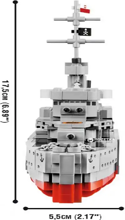 Cobi Cacciatorpediniere Polacco 680 Pezzi Costruzioni Navi Destroyer