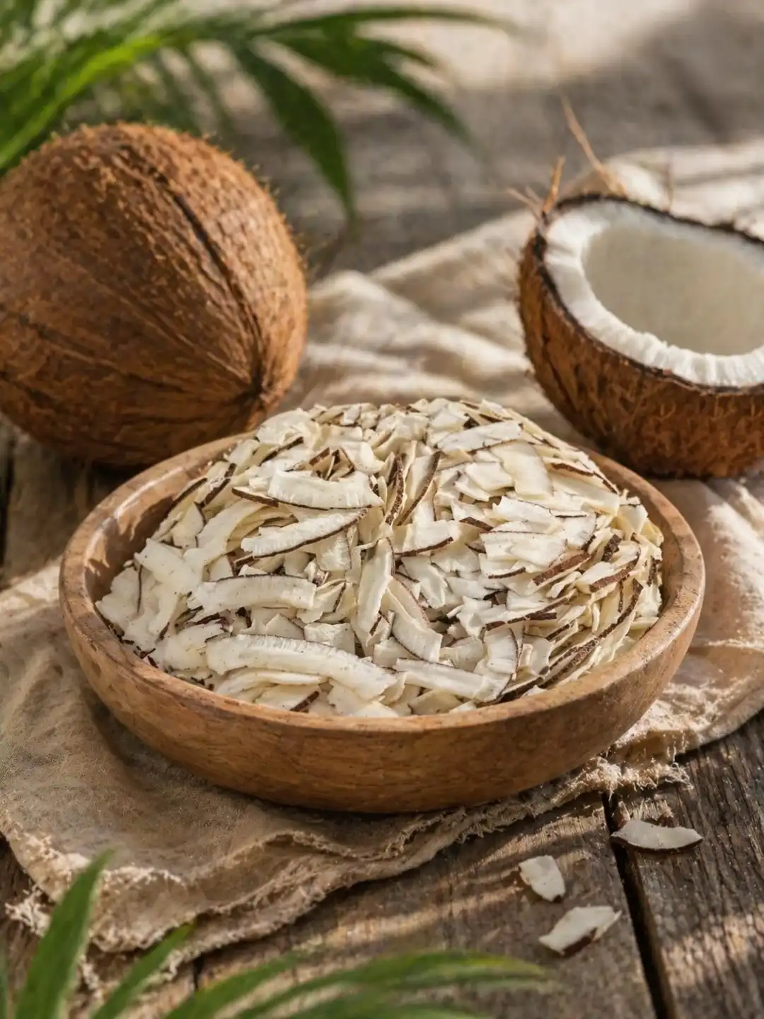 Cocco Naturale A Fette 1Kg Origine Sri Lanka Snack Frutta Secca Naturale