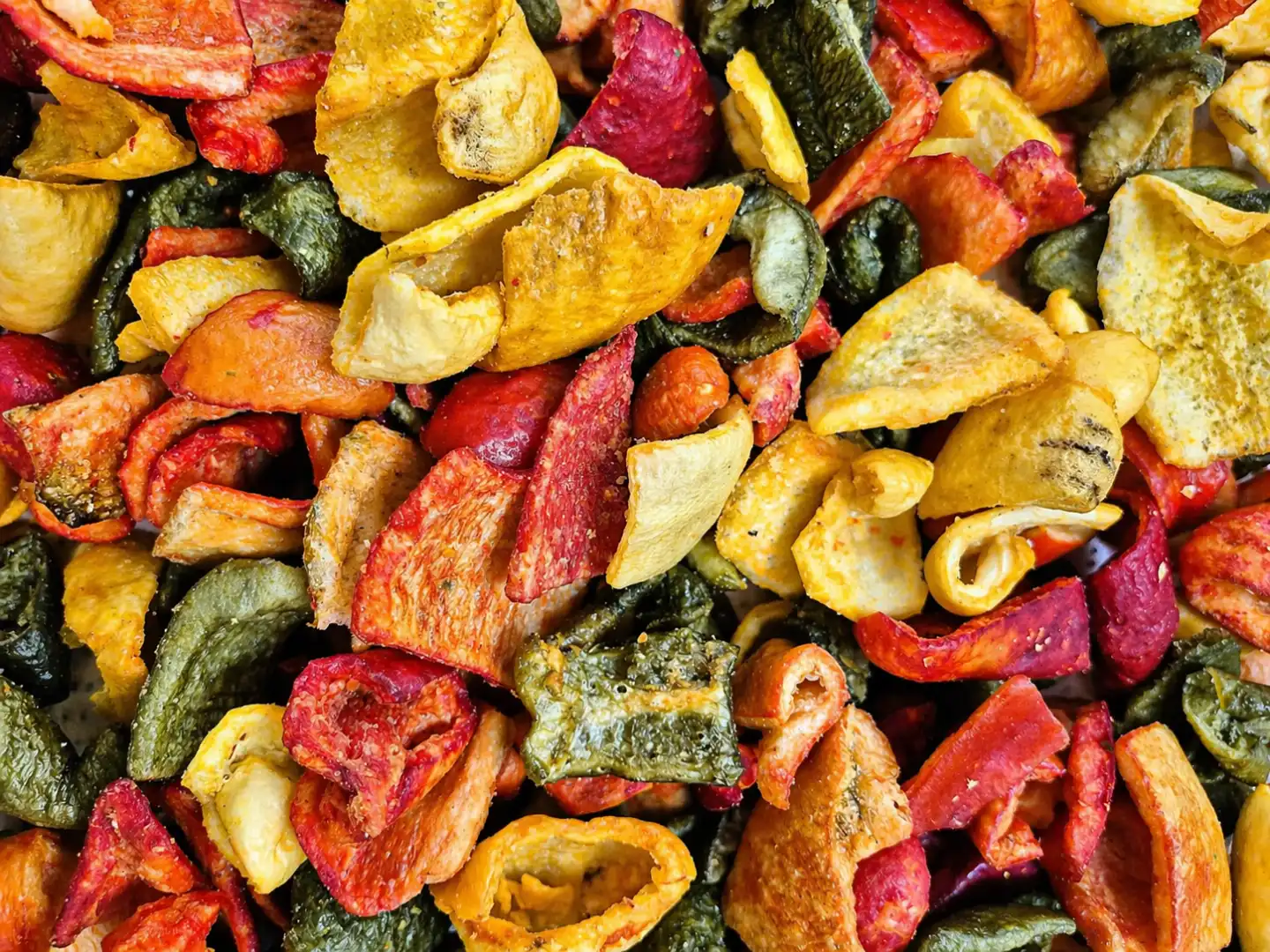 Chips Mix Peperoni 450g Snack Croccante Paprika Mix Vietnam Qualità Top