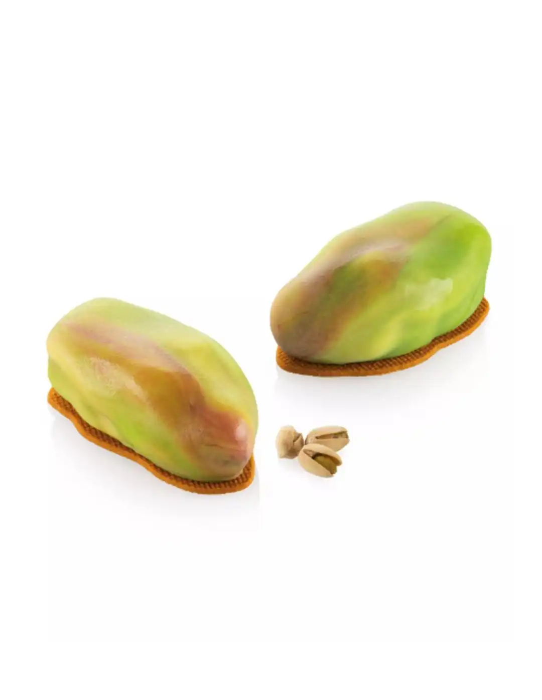 Stampo Silicone Pistacchio 6 Cavita 120ml Frutta Realistica Con Cutter Pro