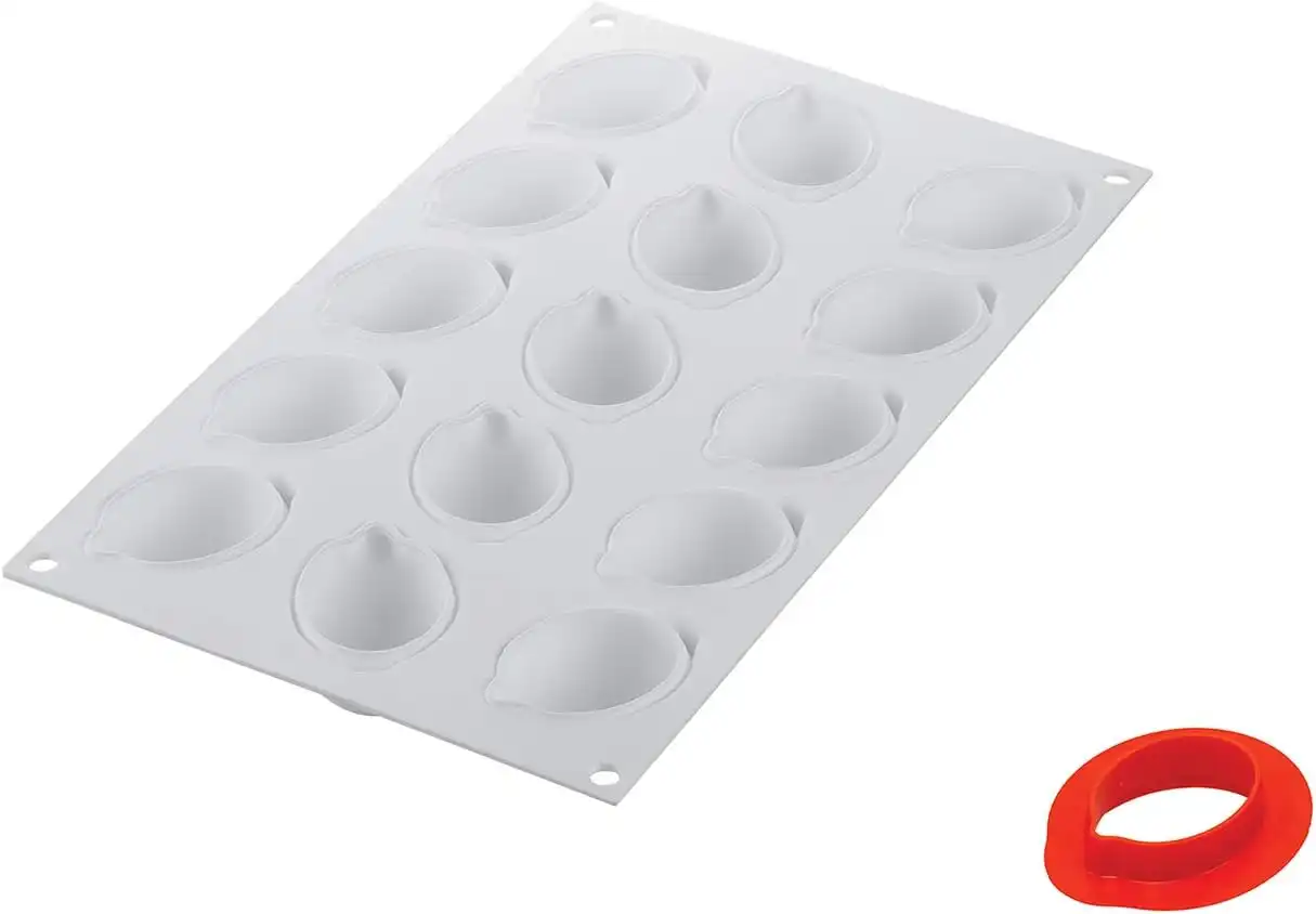 Stampo Silicone Limone Lime 15 Cavita 30ml Frutta Realistica Con Cutter