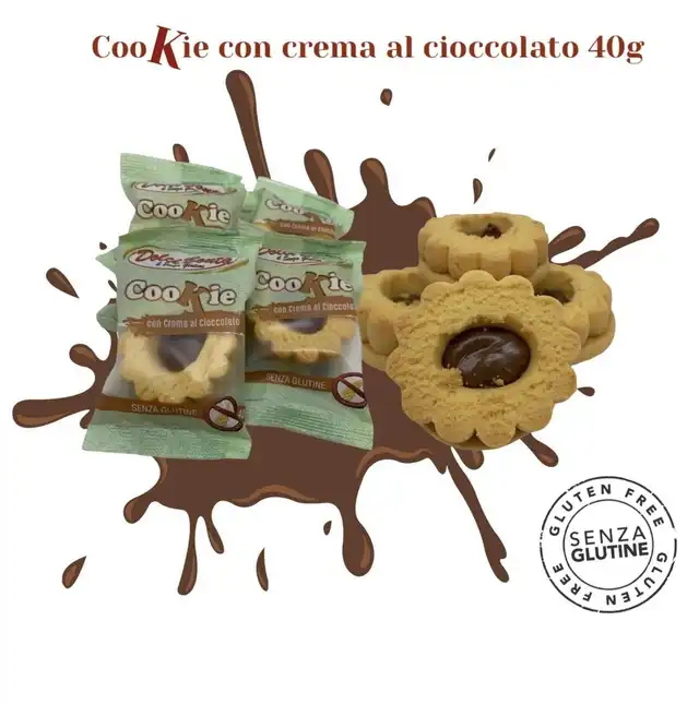 Expo Biscotti Senza Glutine 28pz 40g Monoporzione Mix 4 Gusti Snack Assortiti