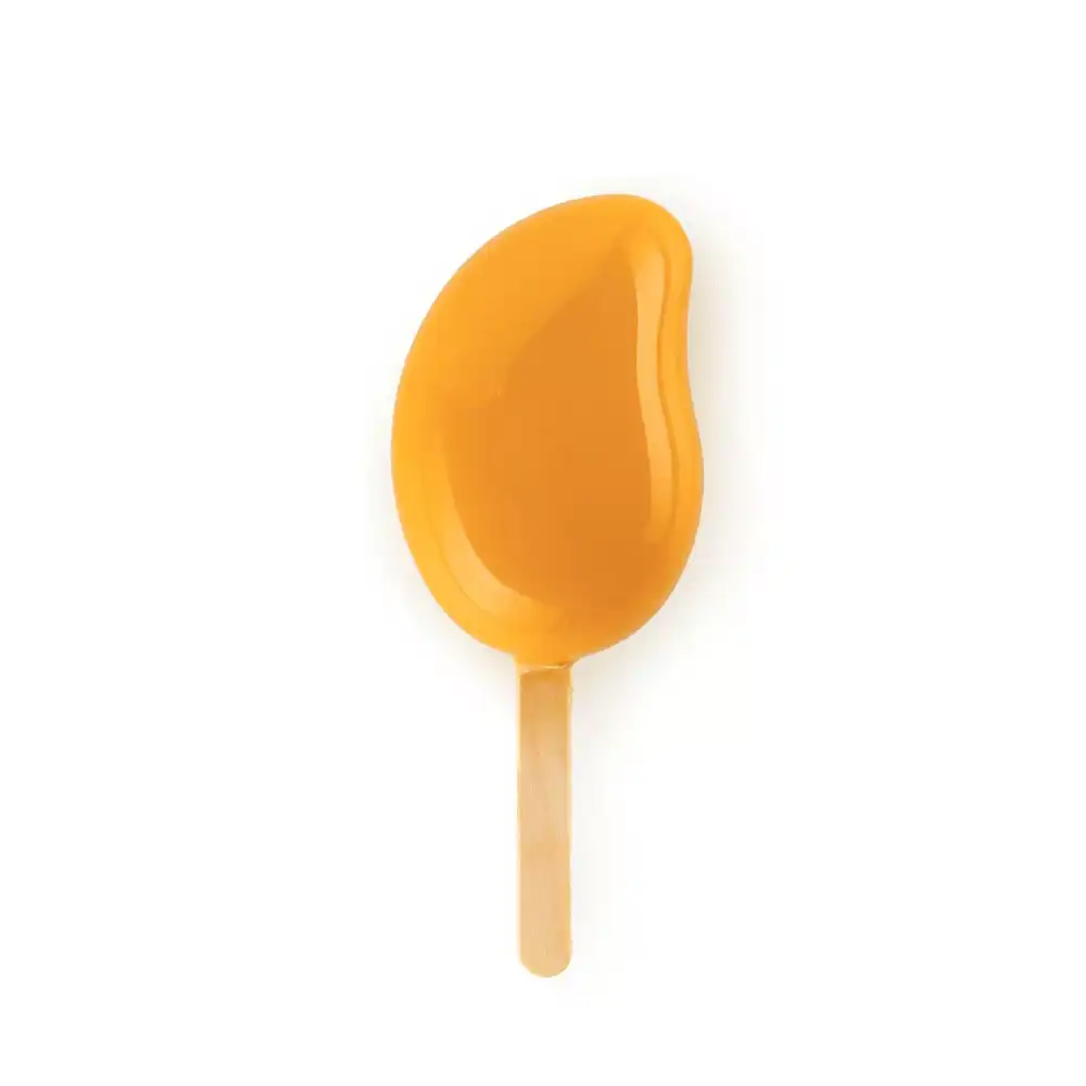 Stampo Gelato Mango Gel20 12 Cavita 124ml Con Bastoncini Silicone Pro