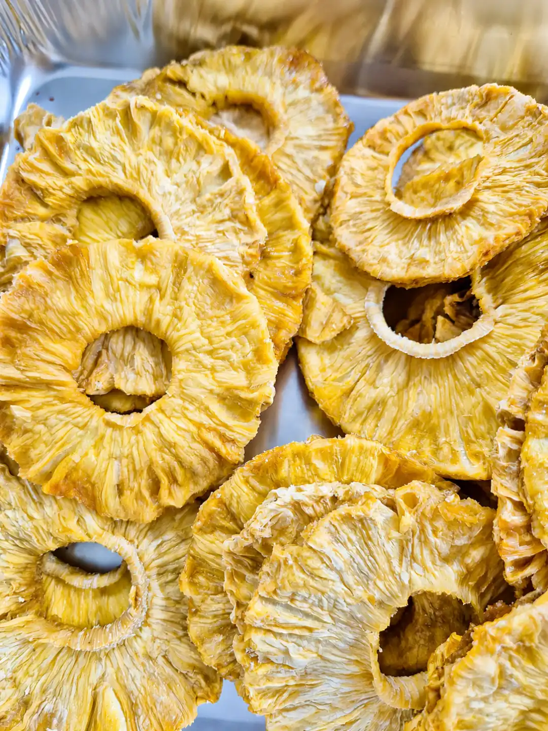 Ananas a Fette Essiccate Senza Zucchero 500g Snack Frutta Naturale Mix Top Snack