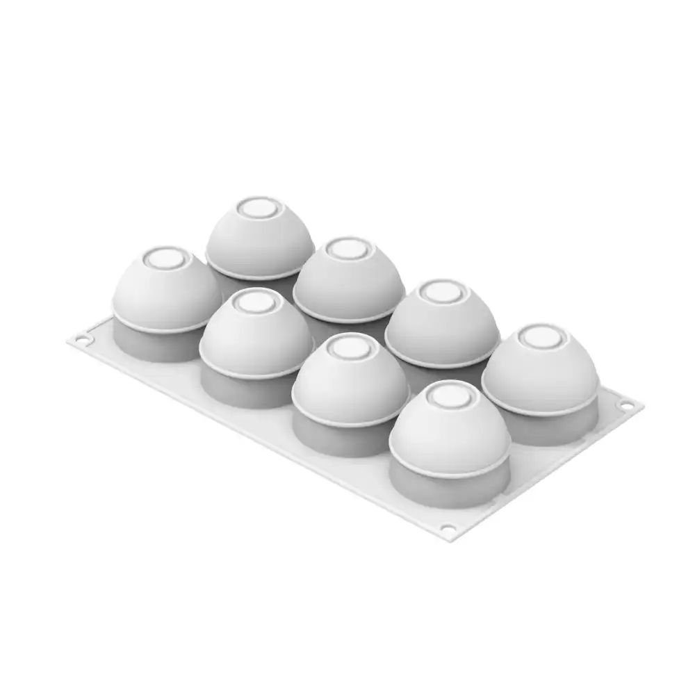 Stampo Silicone Truffles 8 Cavità 120 Ml Frutta Realistica Moderna