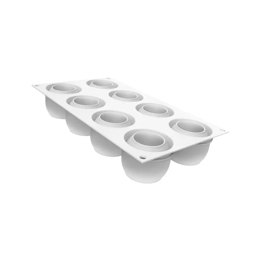 Stampo Silicone Truffles 8 Cavità 120 Ml Frutta Realistica Moderna