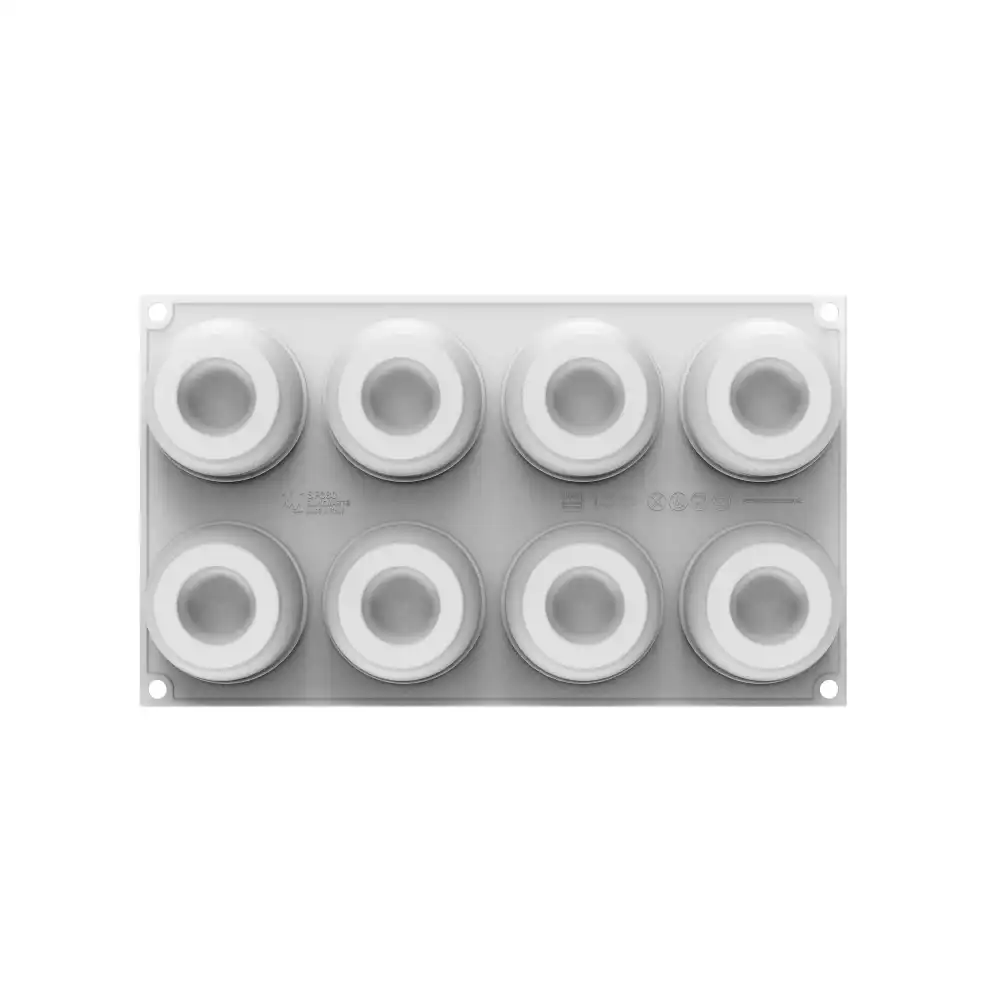 Stampo Silicone Truffles 8 Cavità 120 Ml Frutta Realistica Moderna
