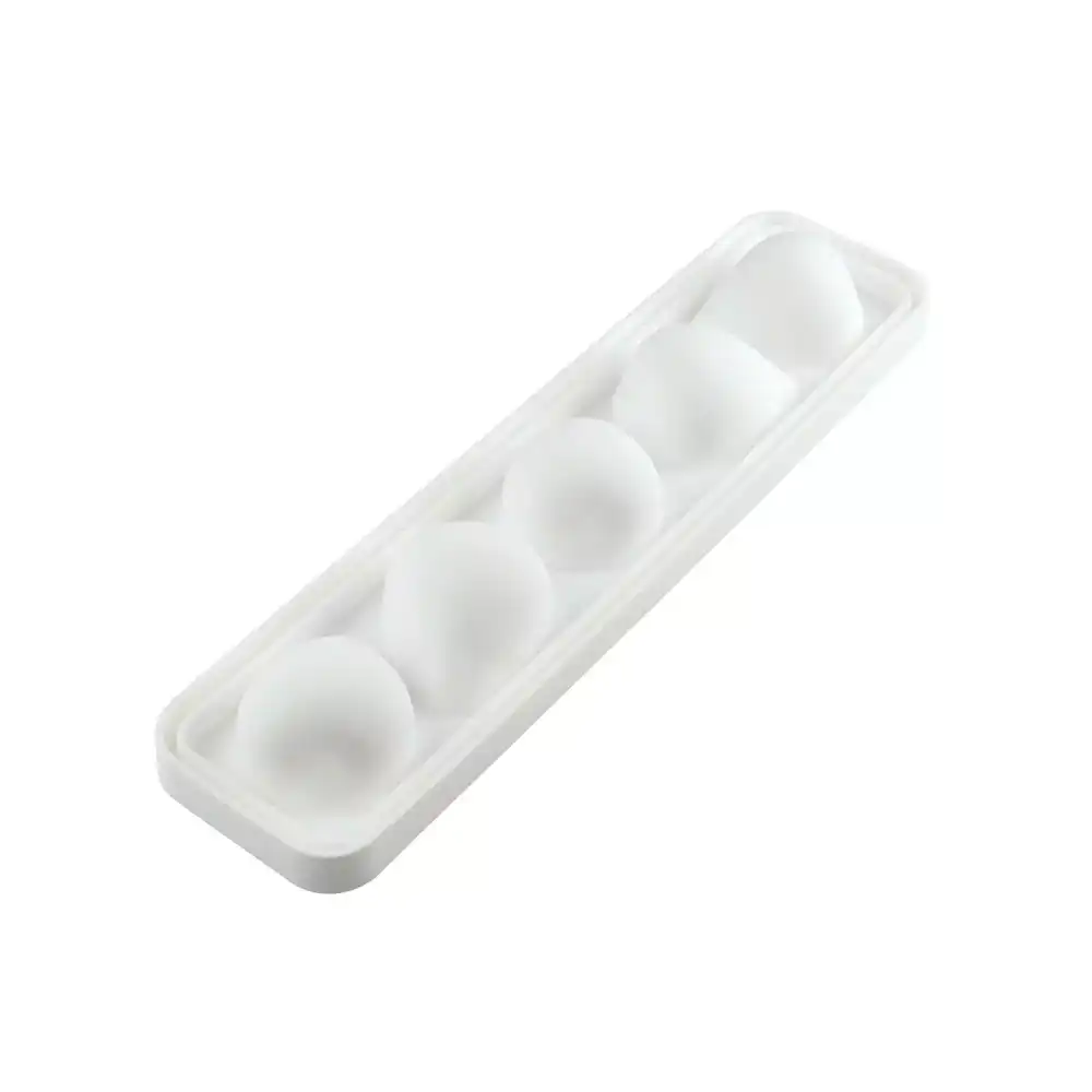 Stampo Silicone Fragola120 5 Cavità Con Supporto Plastica 60x77 H54 Mm