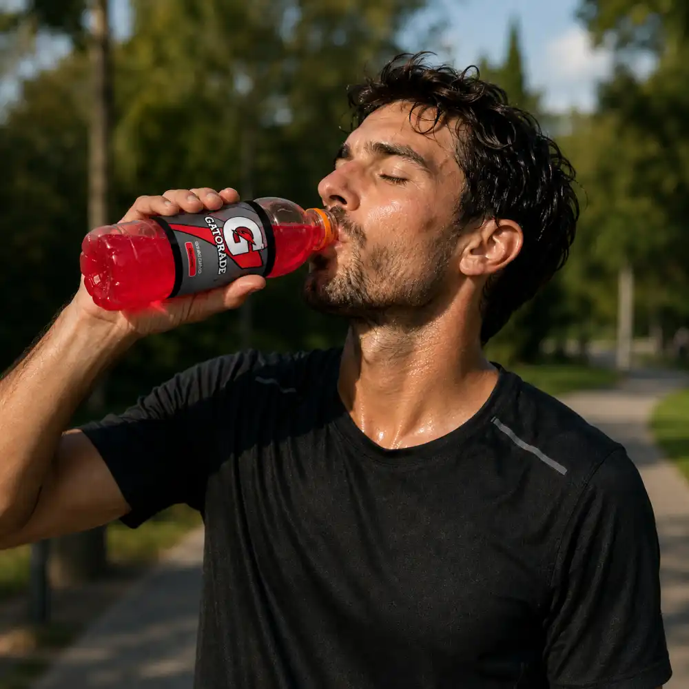 Gatorade Arancia Rossa 1,5L x 6 Bottiglie Bevanda Sportiva per Sport Fitness