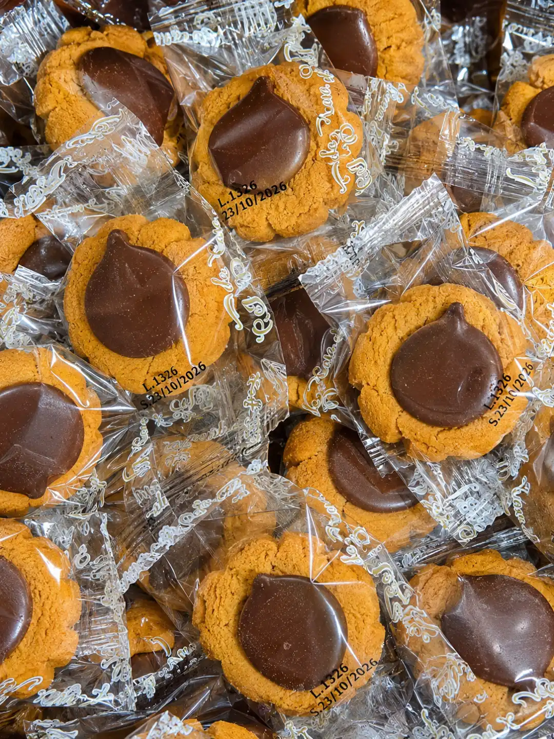 Occhi Di Bue Crema Cacao Monoporzione 2Kg Biscotti Ripieni Snack Mix