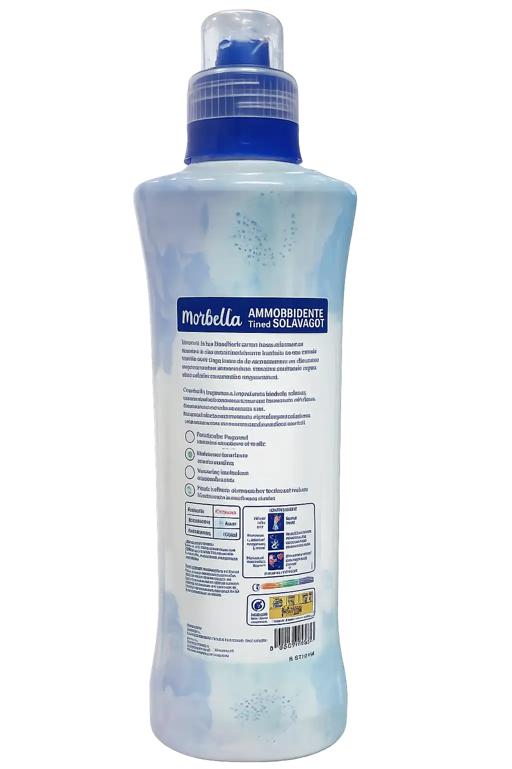 3 Pezzi Ammorbidente Morbella Bianco Latte 1L Profumo Intenso 50 Lavaggi