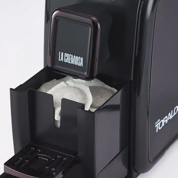 Toraldo Macchina Caffe La Cremosa Nero 19 Bar Cialde Espresso Automatica TopMix