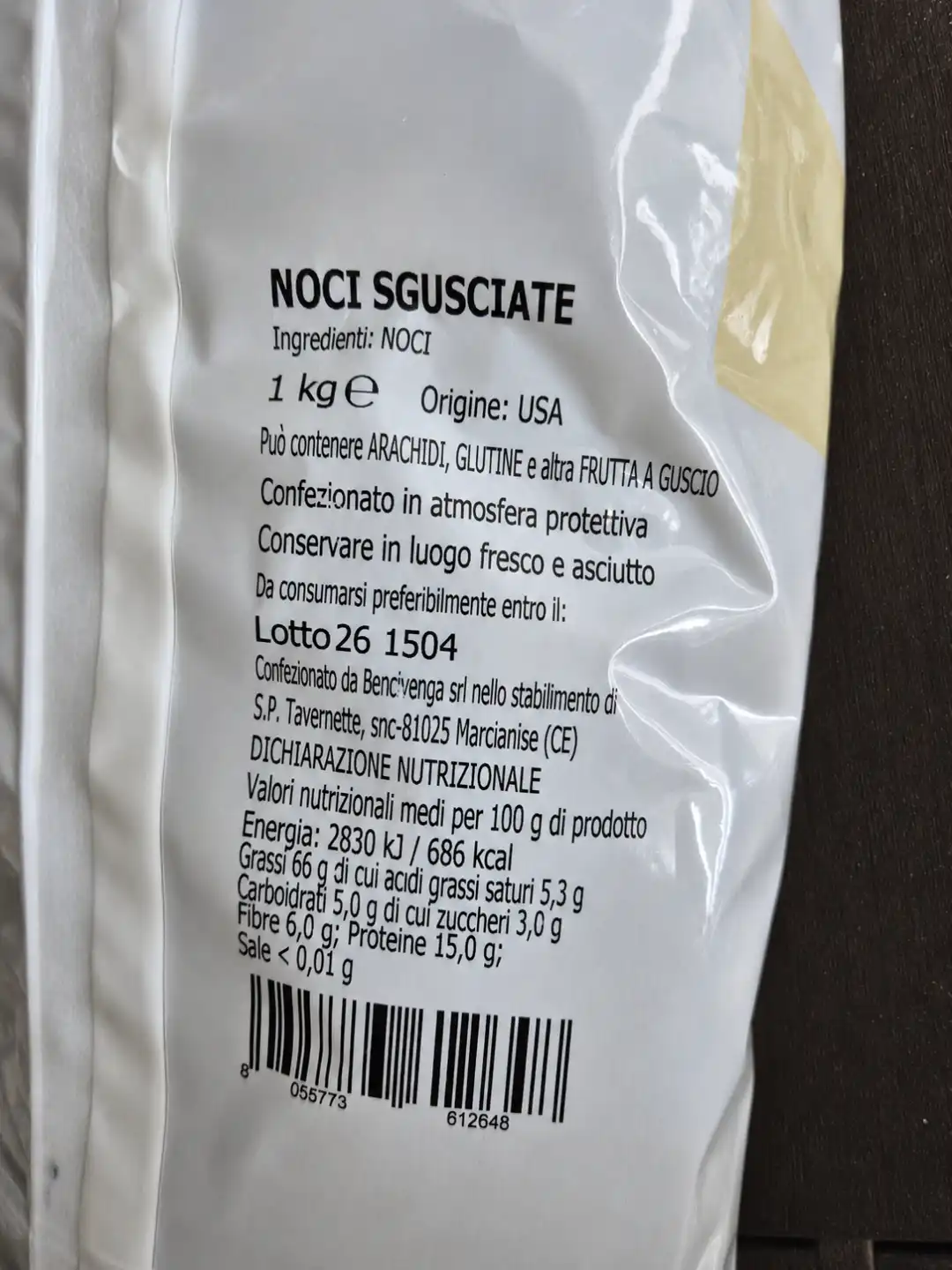 Mandorle Sgusciate 1Kg Calibro 20/22 Frutta Secca Naturale Premium Qualita Top