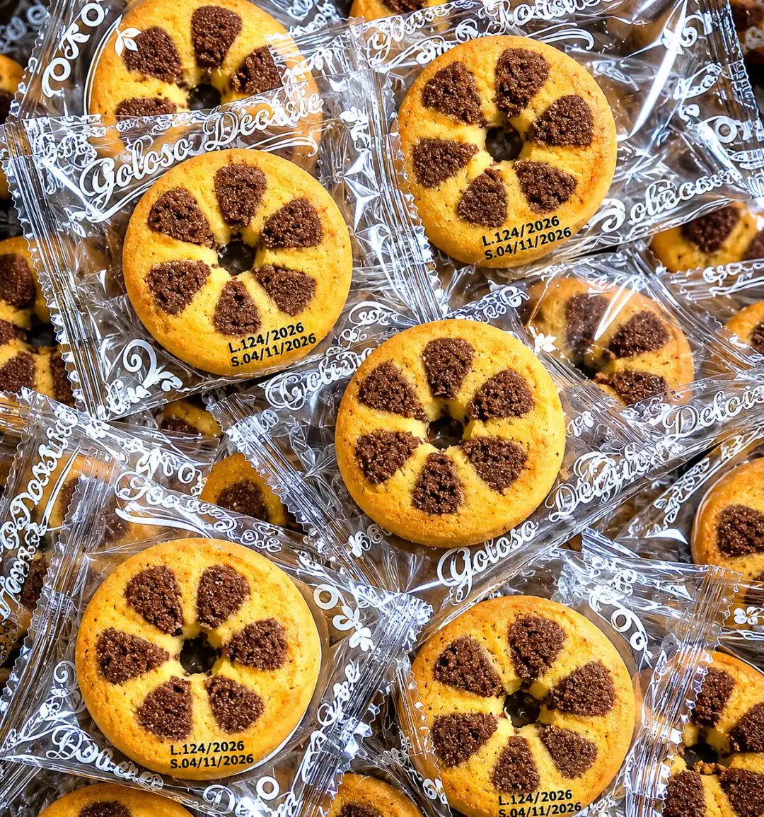 Girandole Monoporzione 2Kg Biscotti Dolci Con Cacao Snack Buffet Eventi Mix