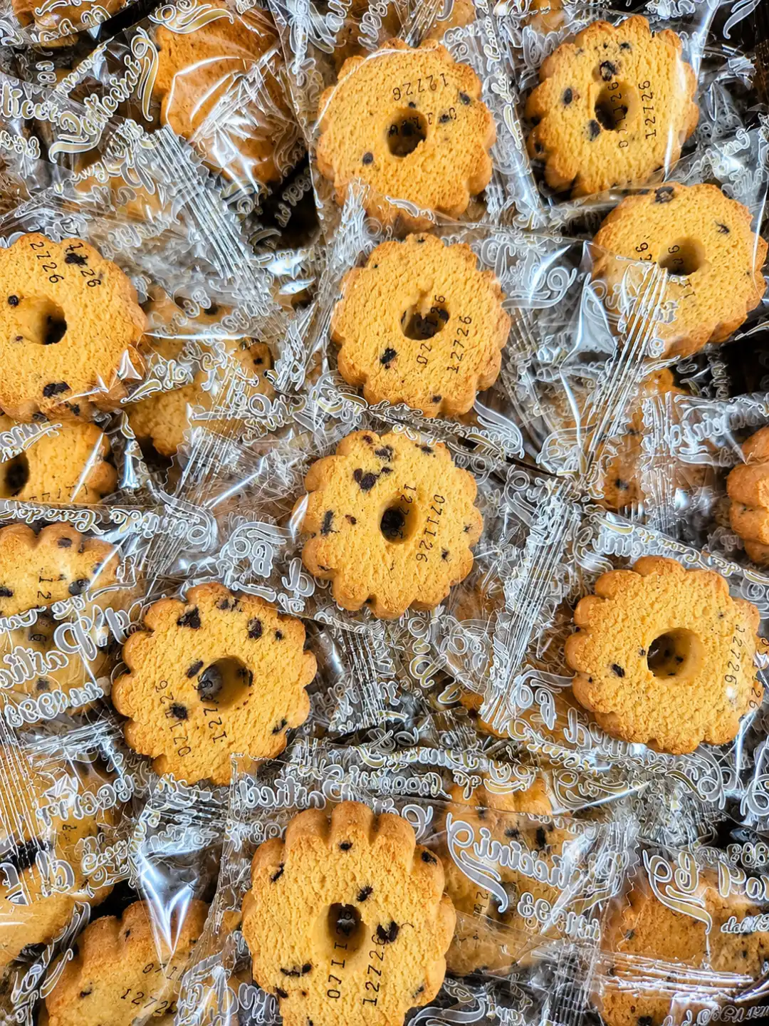 Canestrelli Monoporzione 1Kg Biscotti Con Gocce Di Cioccolato Snack Dolci Buffet