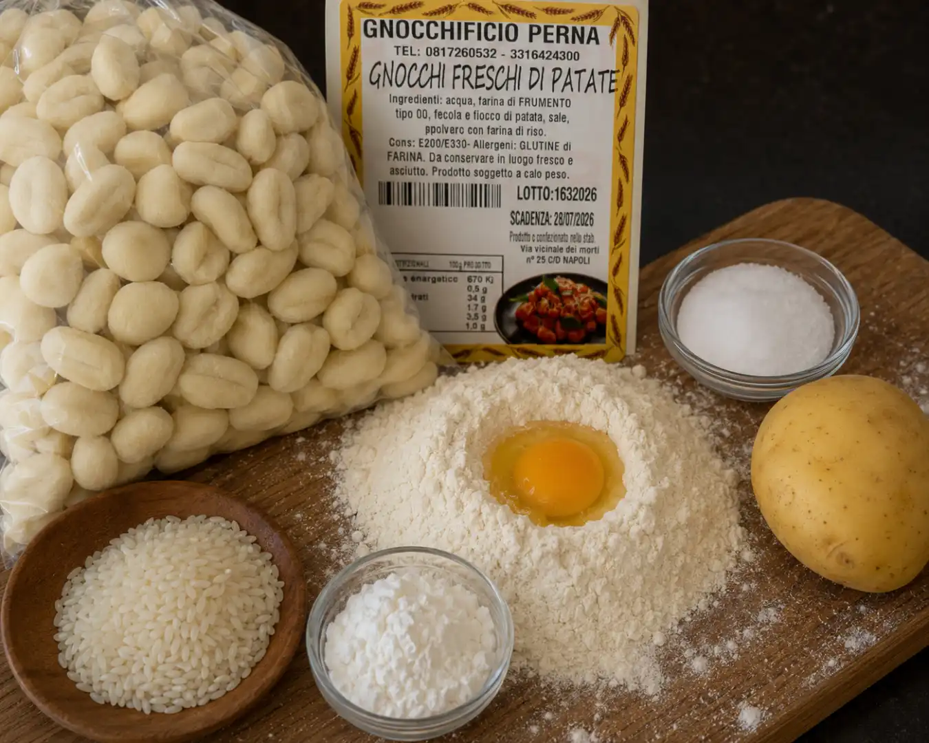 4Kg Gnocchi Di Patate A Ciuffetti ATM 4 Buste Da 1Kg Freschi Qualità Top!!