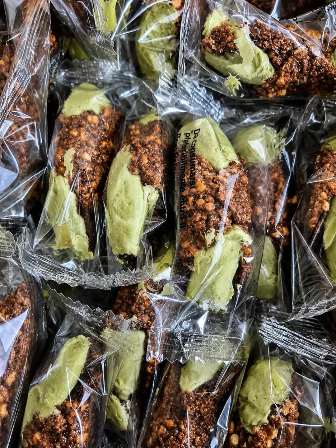 Cannoli Croccante Arachidi Crema Pistacchio Monoporzione 1Kg Senza Glutine