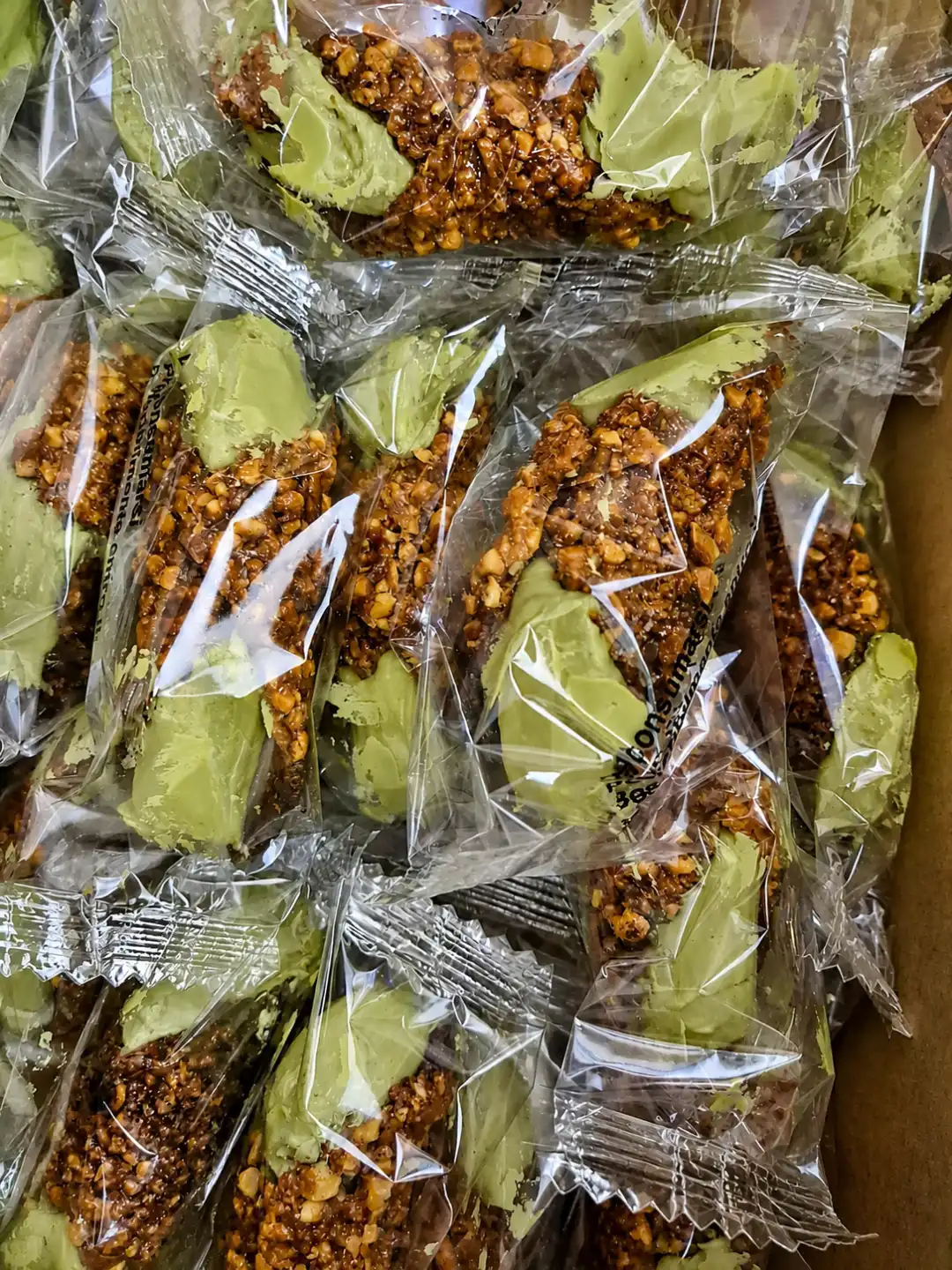 Cannoli Croccante Arachidi Crema Pistacchio Monoporzione 1Kg Senza Glutine