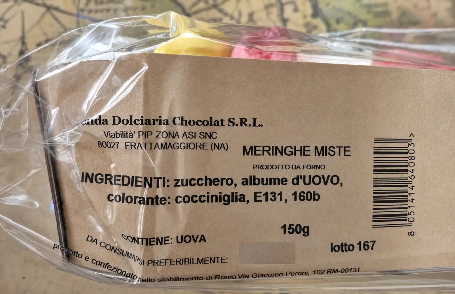 Meringhe Miste Colorate 6 Confezioni Da 150Gr Totale 900Gr Dolci Croccanti Snack
